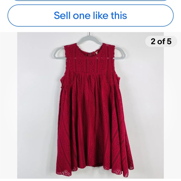 Free people tu es la red lace mini dress . XS - Picture 11 of 11